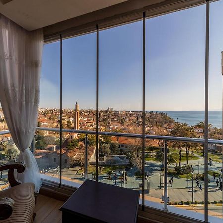 Lovely Flat With Sea View Near Beach In Muratpasa Анталья Экстерьер фото