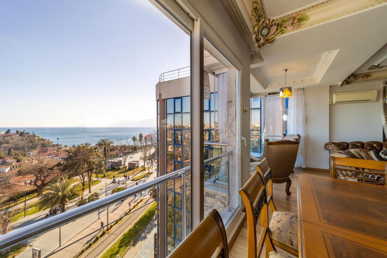 Lovely Flat With Sea View Near Beach In Muratpasa Анталья Экстерьер фото