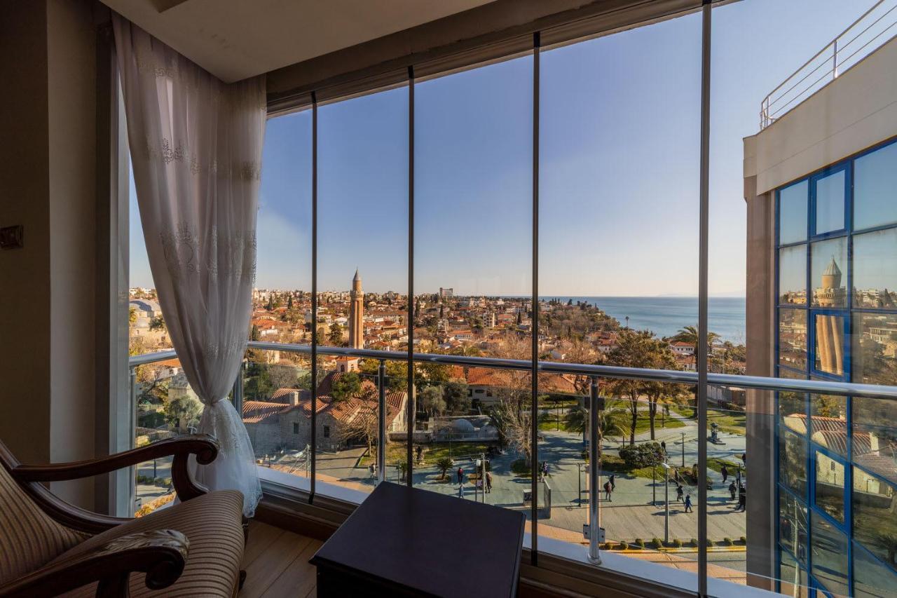 Lovely Flat With Sea View Near Beach In Muratpasa Анталья Экстерьер фото